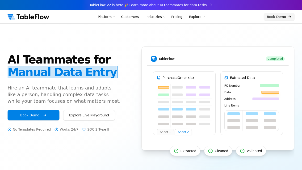 TableFlow screenshot