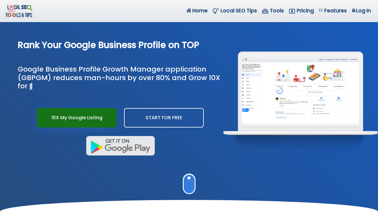 LocalSEOToolsAndTips screenshot