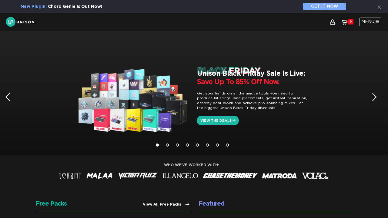 Unison.audio screenshot