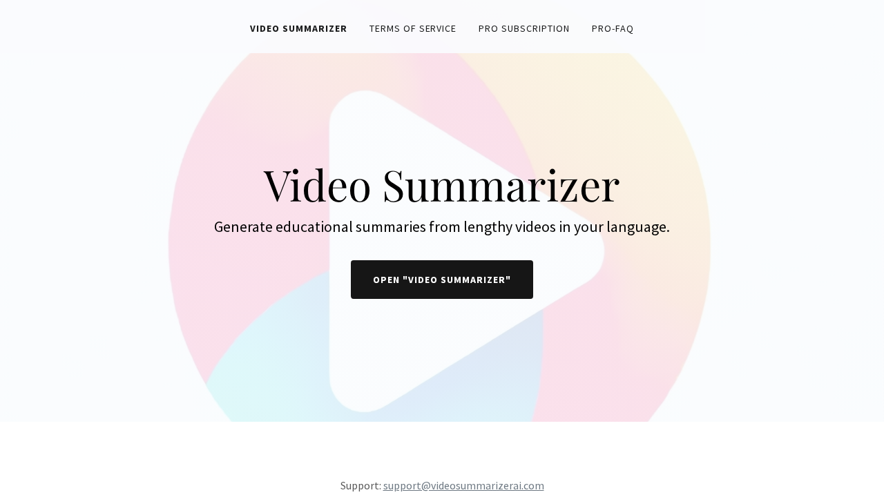 Video Summarizer AI screenshot