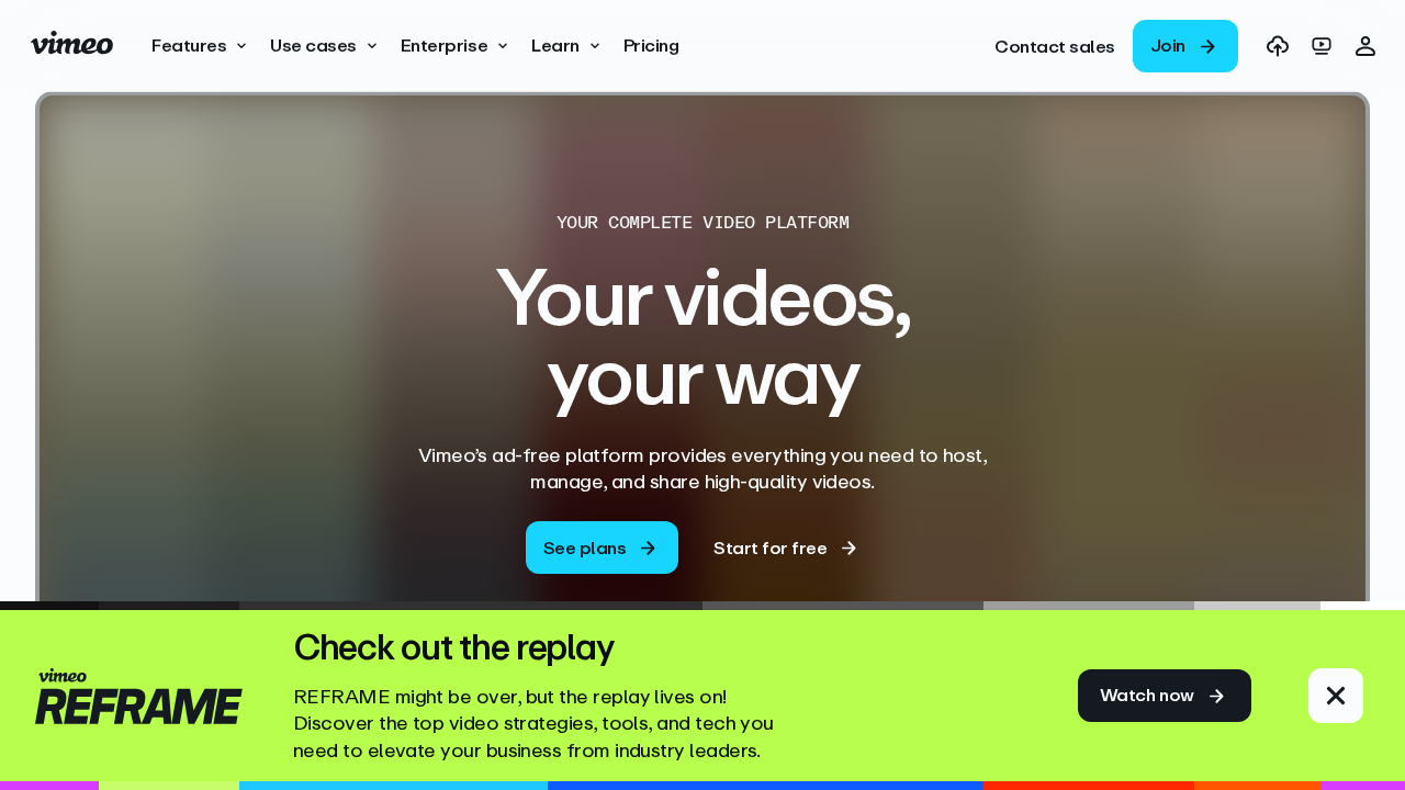 Vimeo screenshot