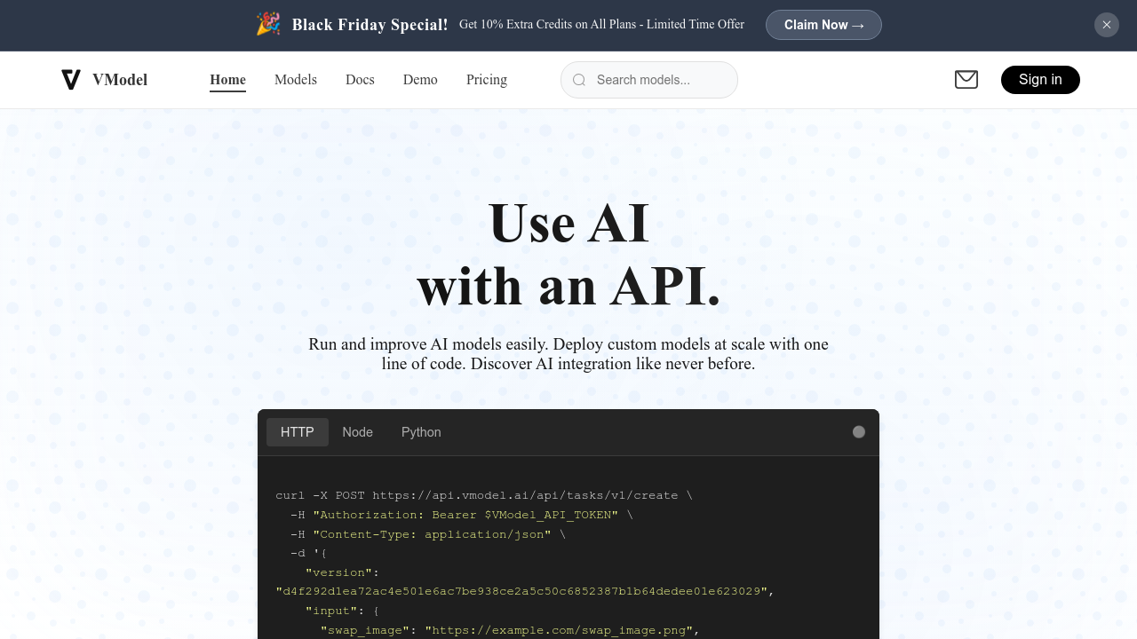 vmodel.ai screenshot