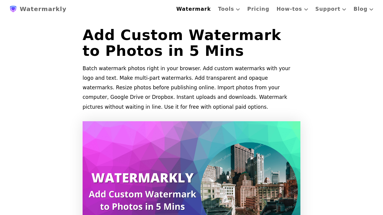 Watermarkly screenshot