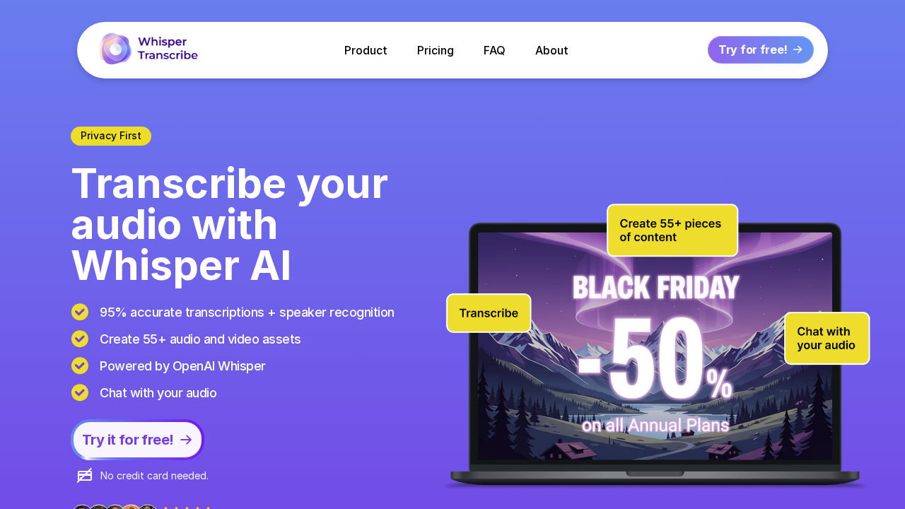 WhisperTranscribe screenshot