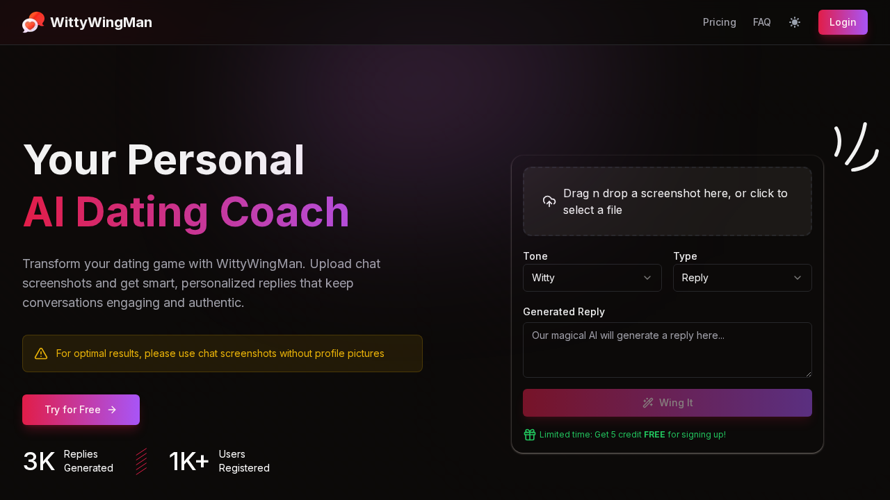 WittyWingMan screenshot