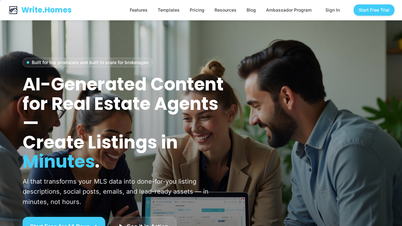 Write.Homes screenshot