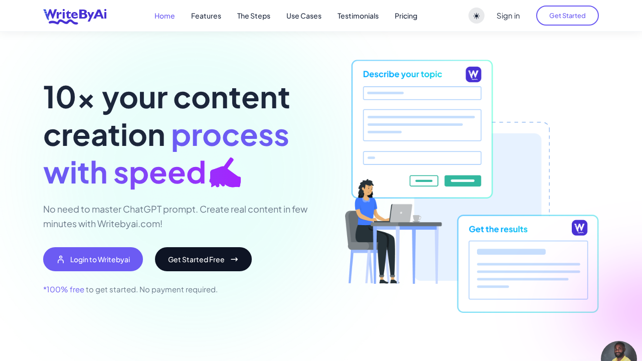 WriteByAI screenshot