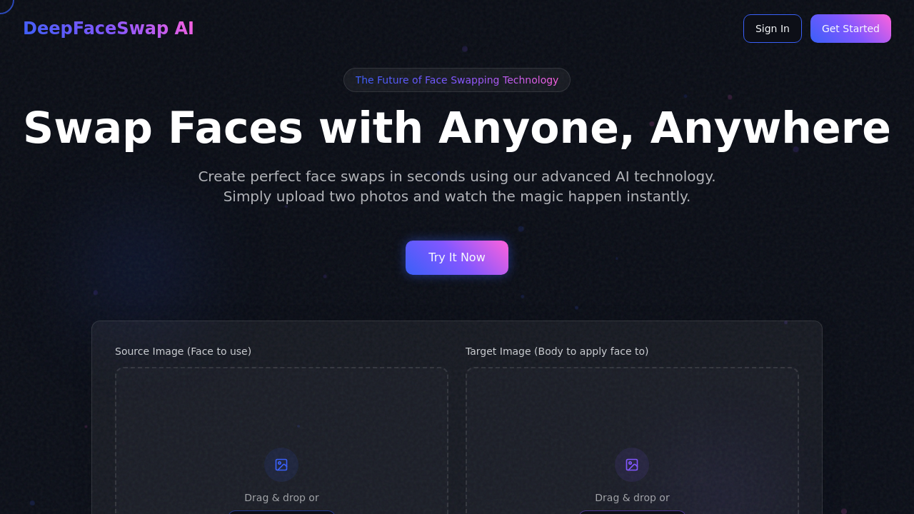 DeepFaceSwap AI screenshot
