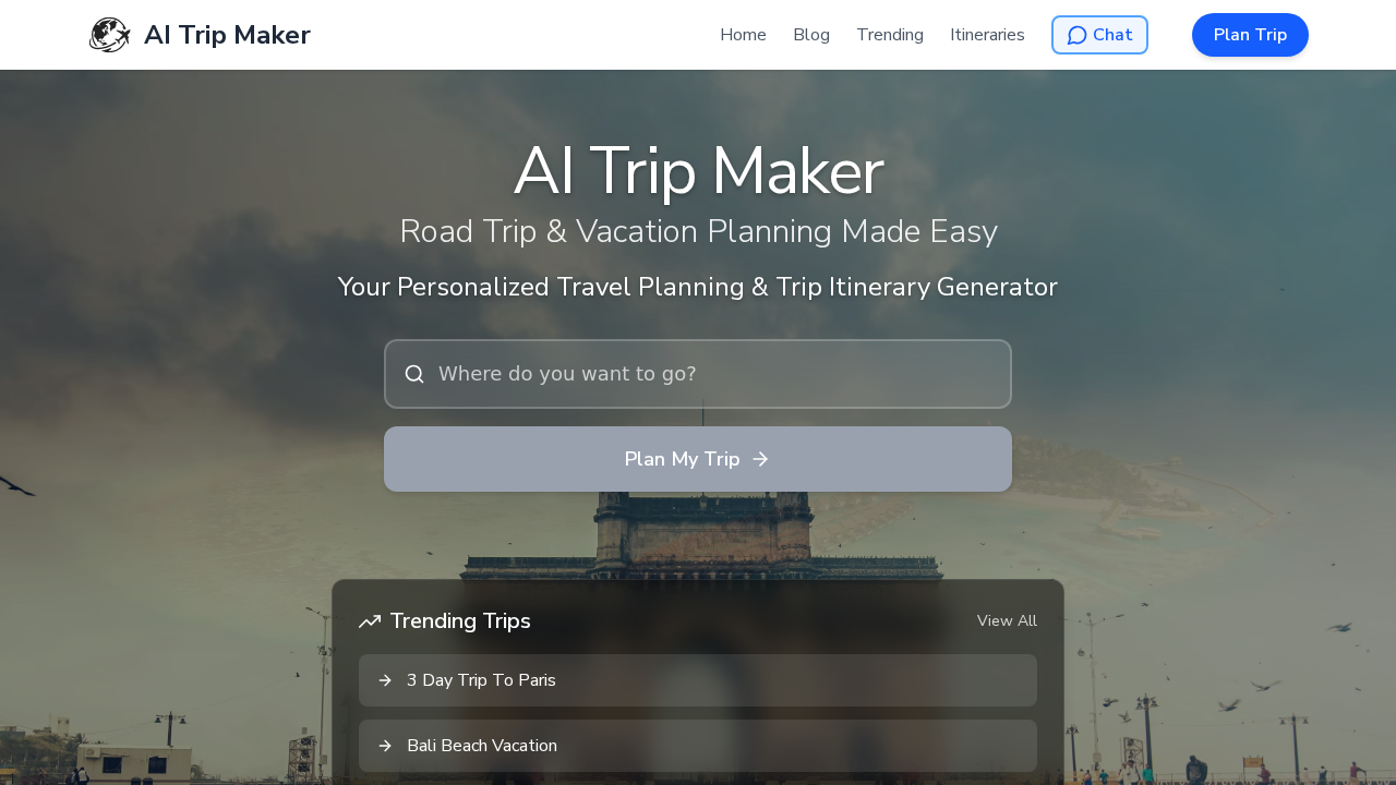 AITripMaker screenshot