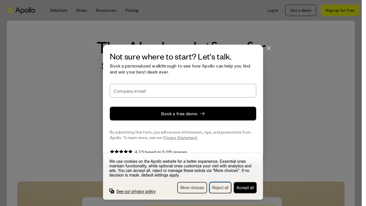 Apollo.io screenshot