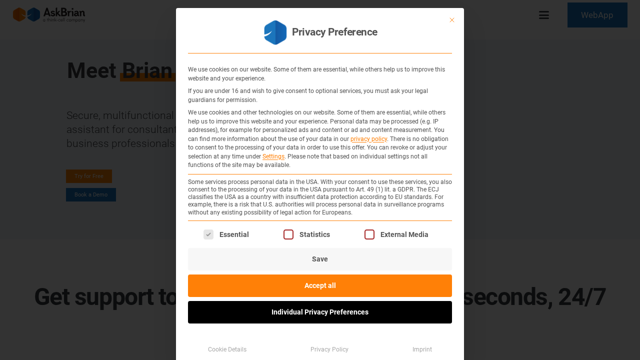 askbrian.ai screenshot
