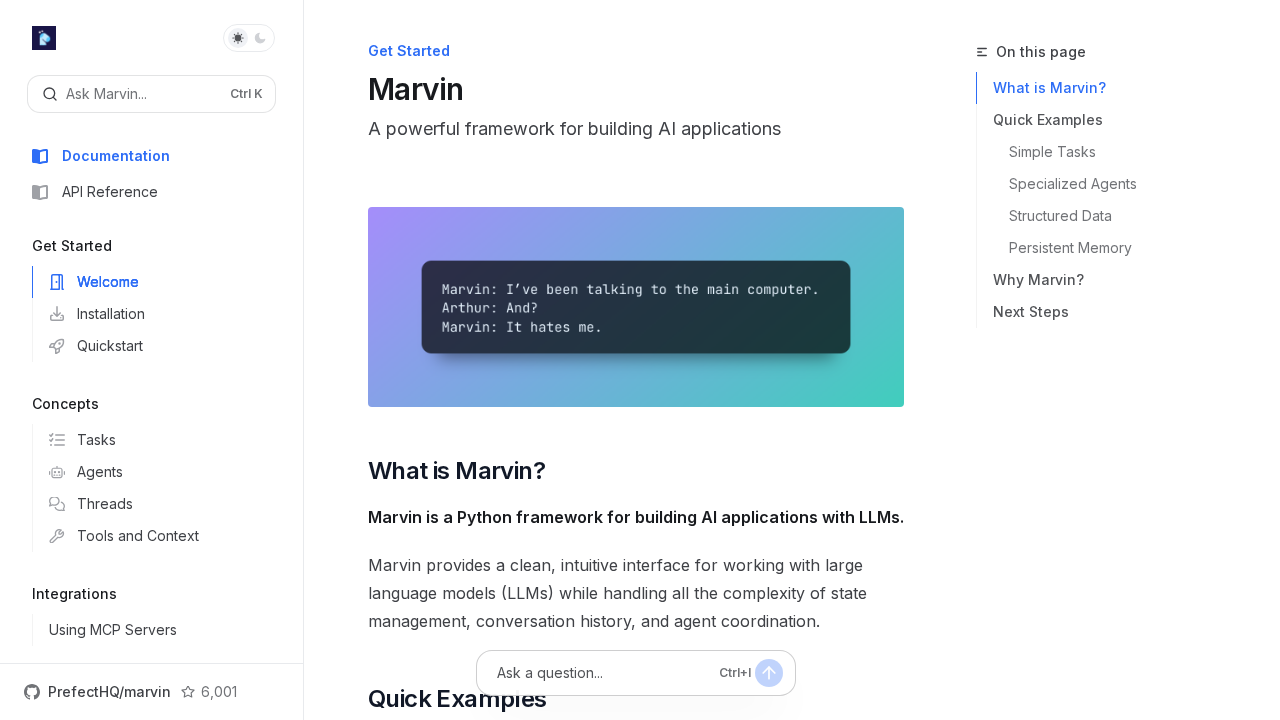 Marvin screenshot
