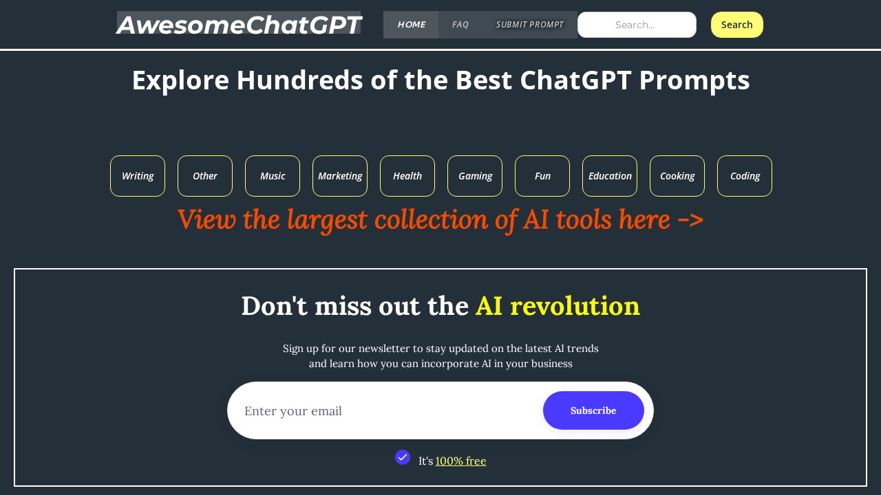 AwesomeChatGPT screenshot