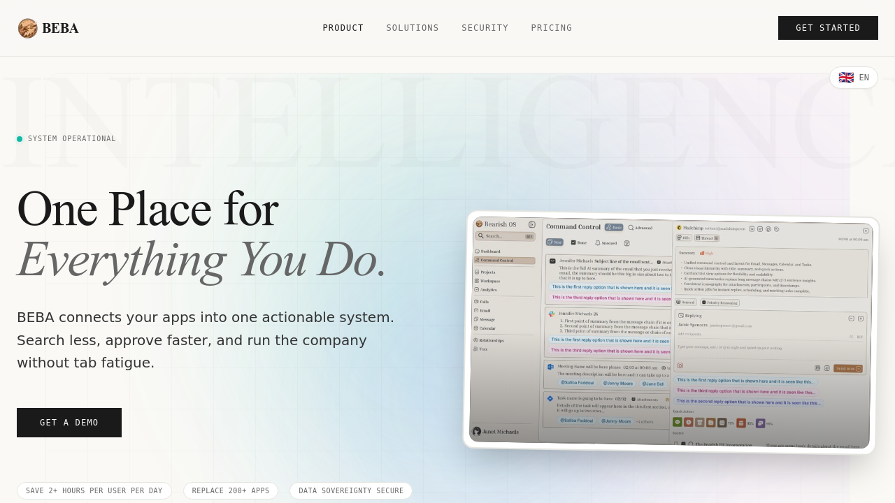 Bearish OS screenshot