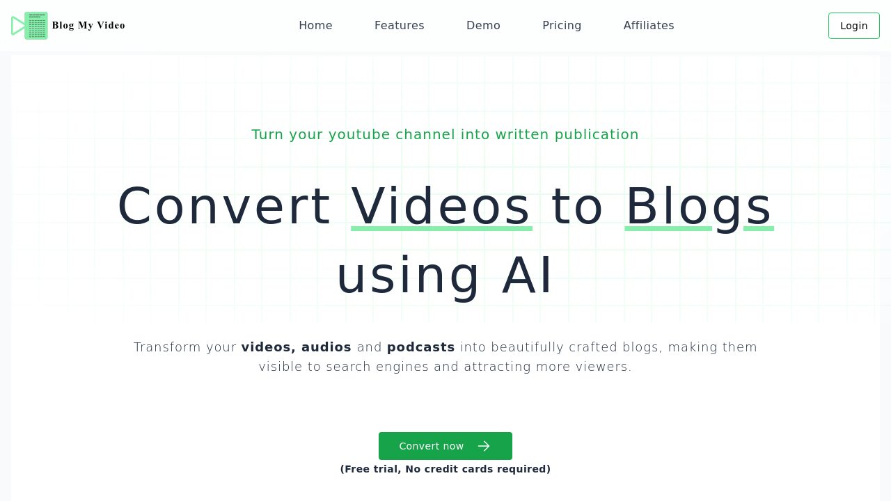 BlogMyVideo screenshot