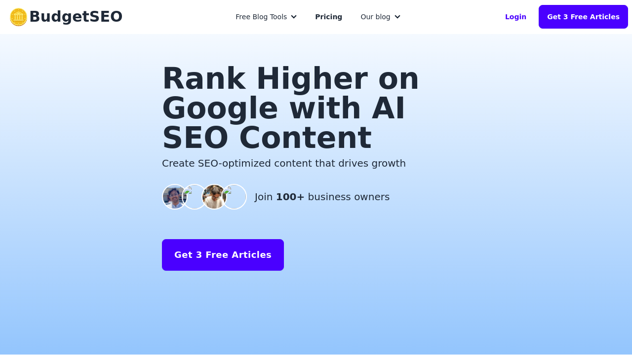 BudgetSEO screenshot