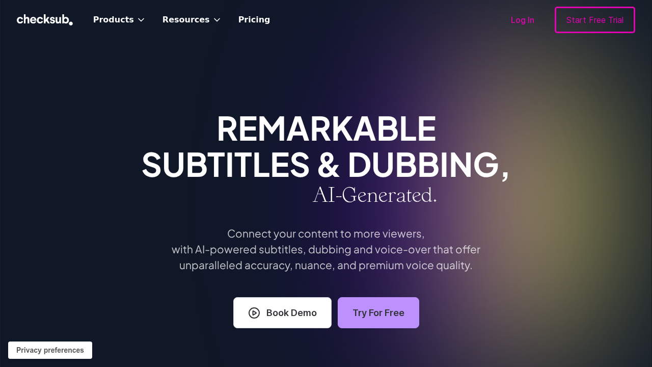 checksub.com screenshot