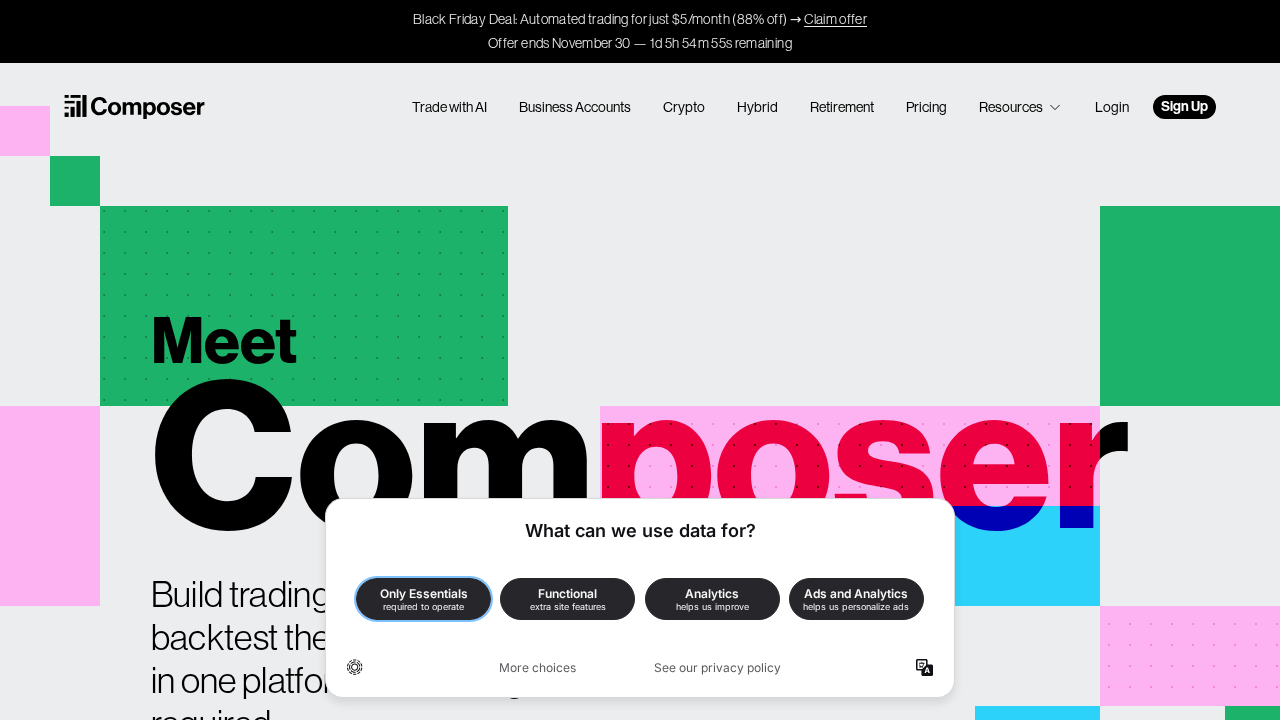 Composer.trade screenshot