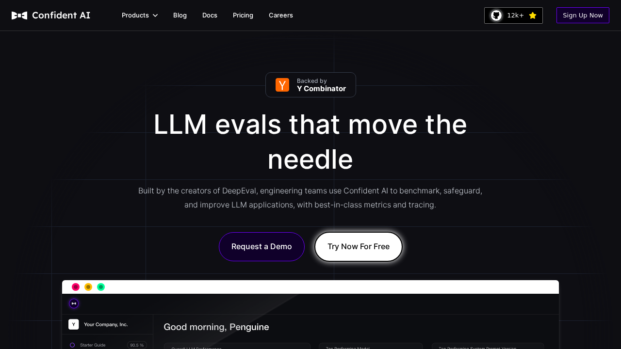 Confident AI screenshot