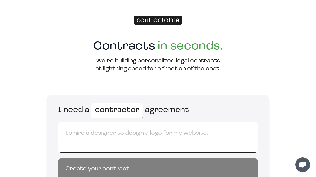 Contractable.ai screenshot