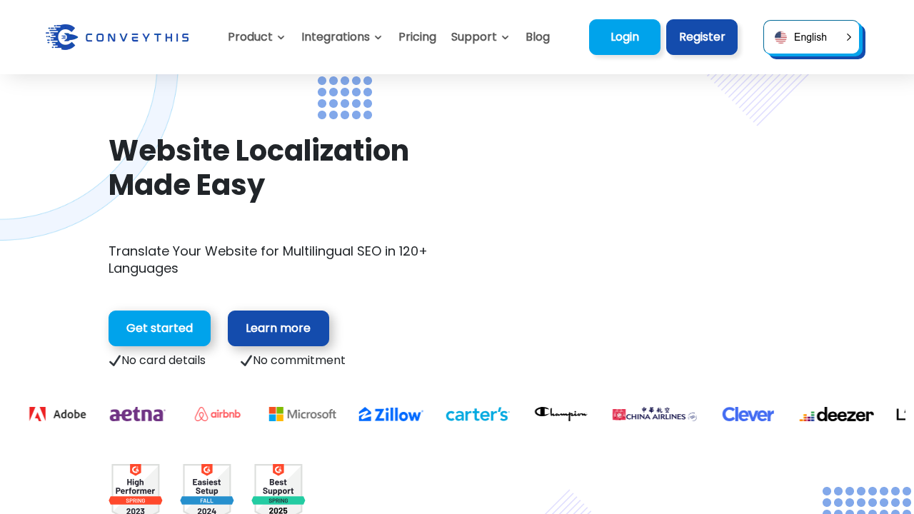ConveyThis screenshot