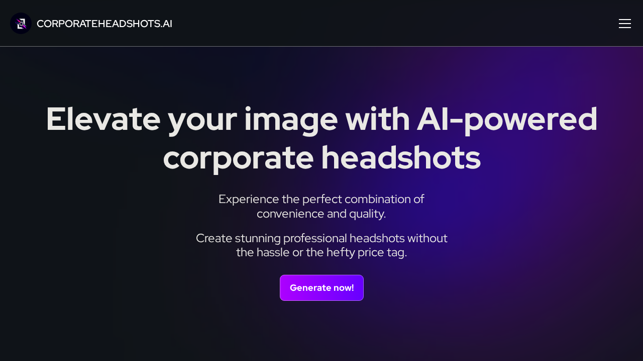 corporateheadshots.ai screenshot