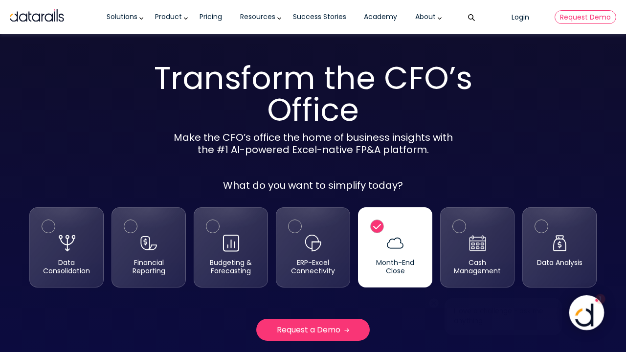 Datarails screenshot