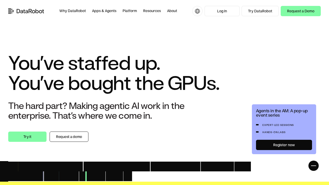 DataRobot screenshot