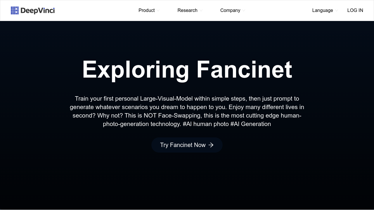 DeepVinci.ai screenshot