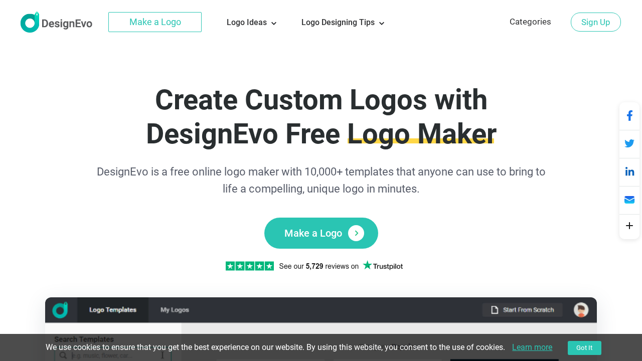 DesignEvo screenshot