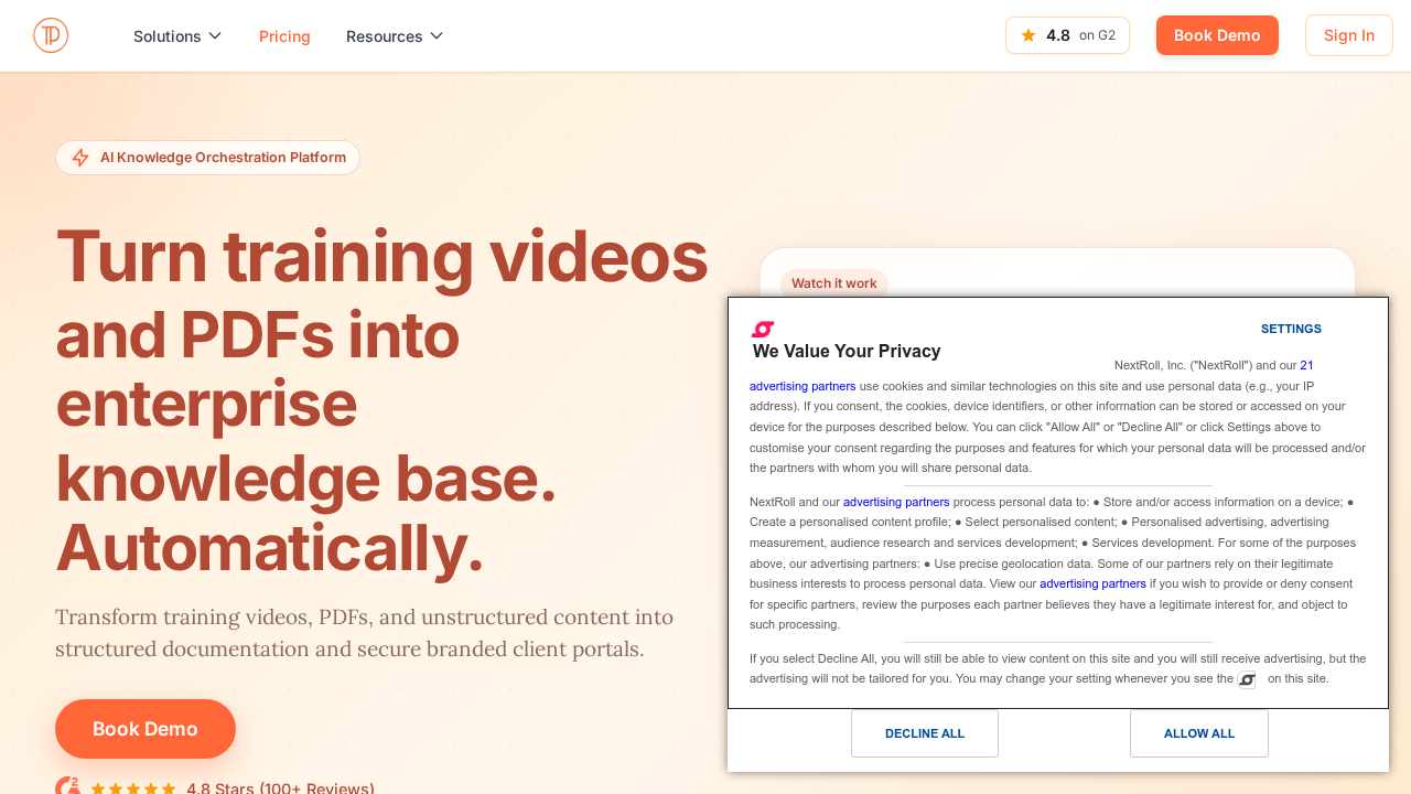 Docsie.io screenshot