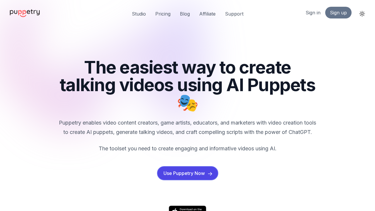 Puppetry screenshot