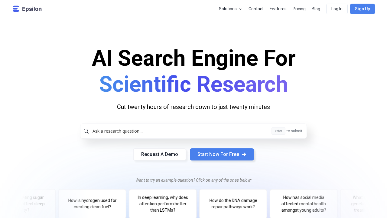 Epsilon AI screenshot