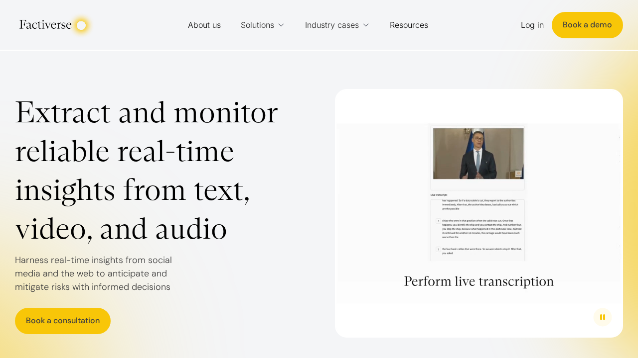 Factiverse screenshot