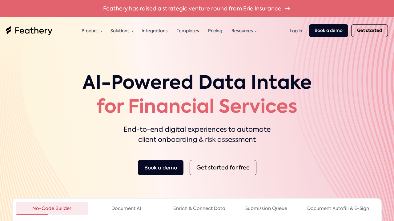 Feathery.io screenshot