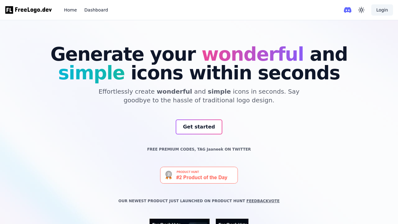 freelogo.dev screenshot