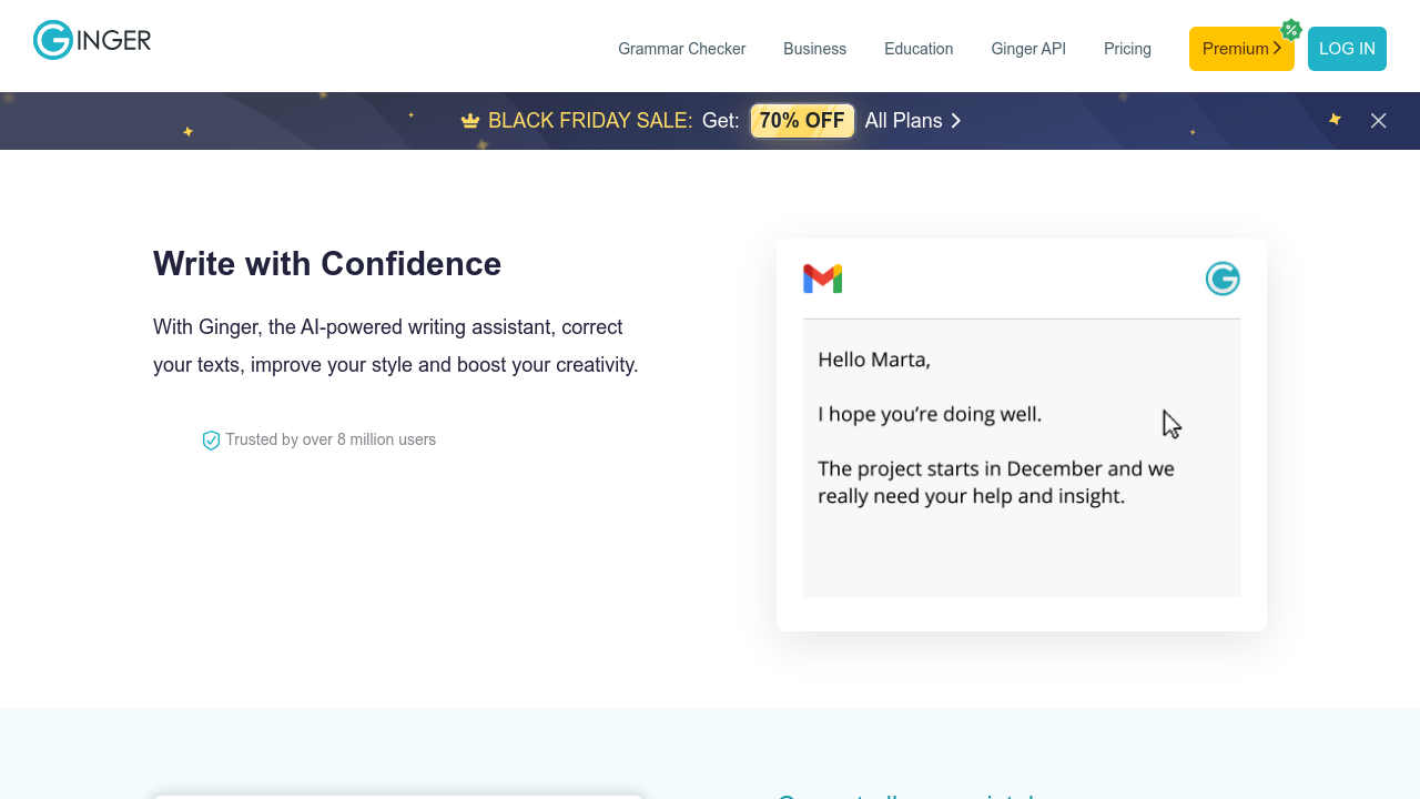 GingerSoftware screenshot