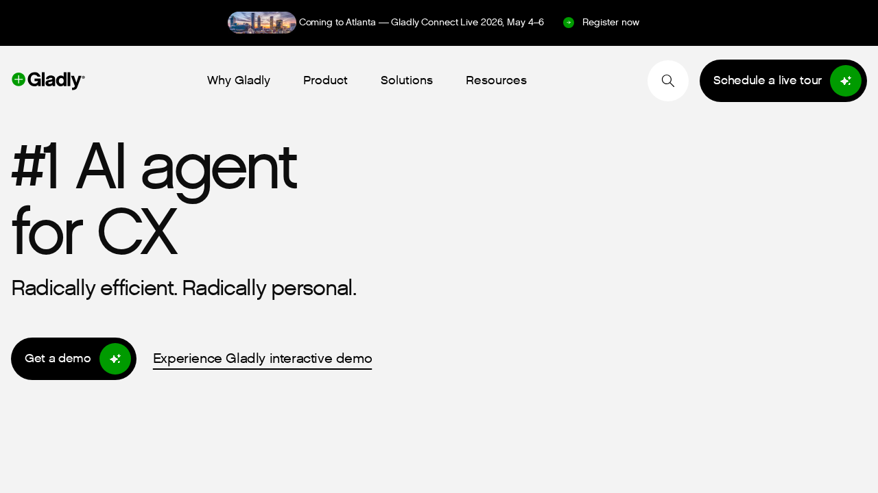 Gladly Customer AI screenshot