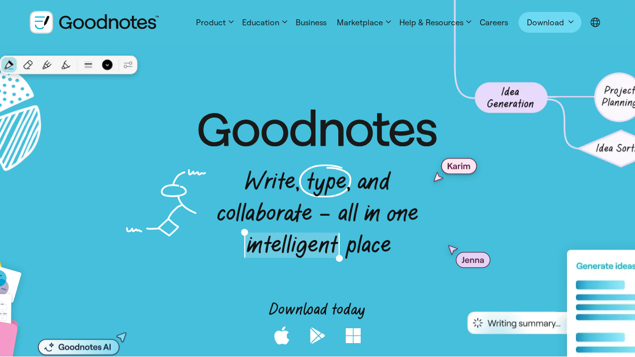Goodnotes screenshot