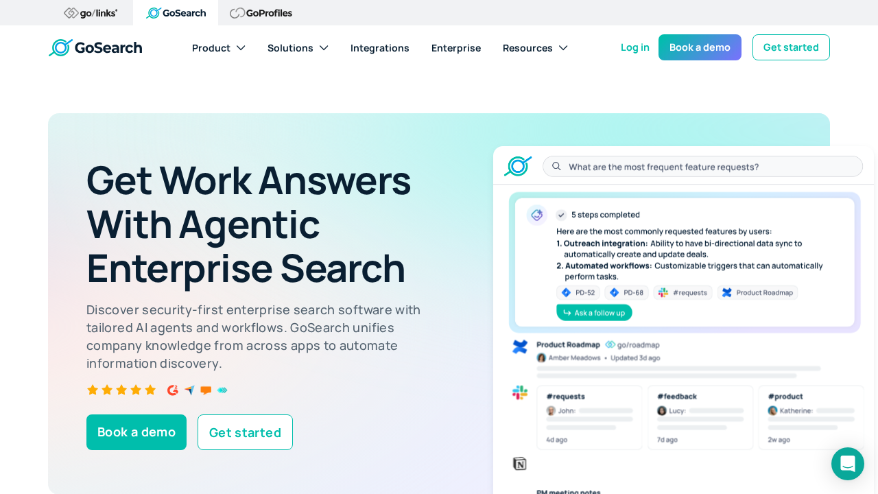 GoSearch.ai screenshot