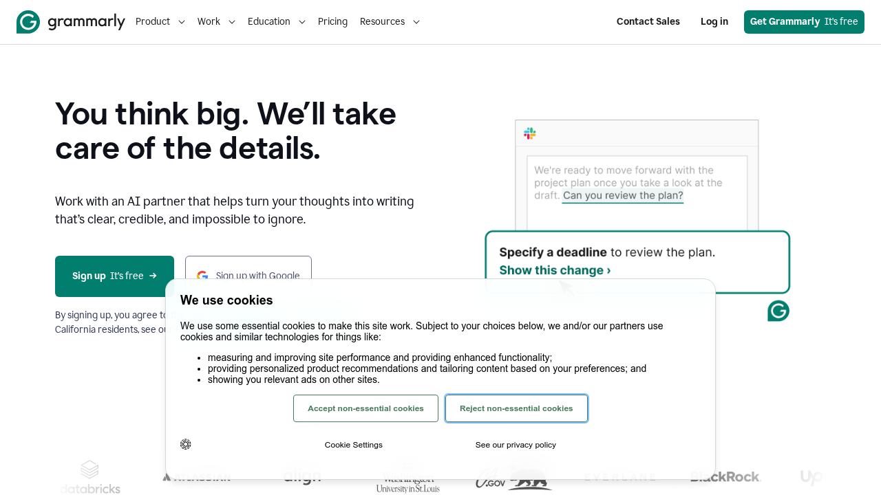 Grammarly screenshot