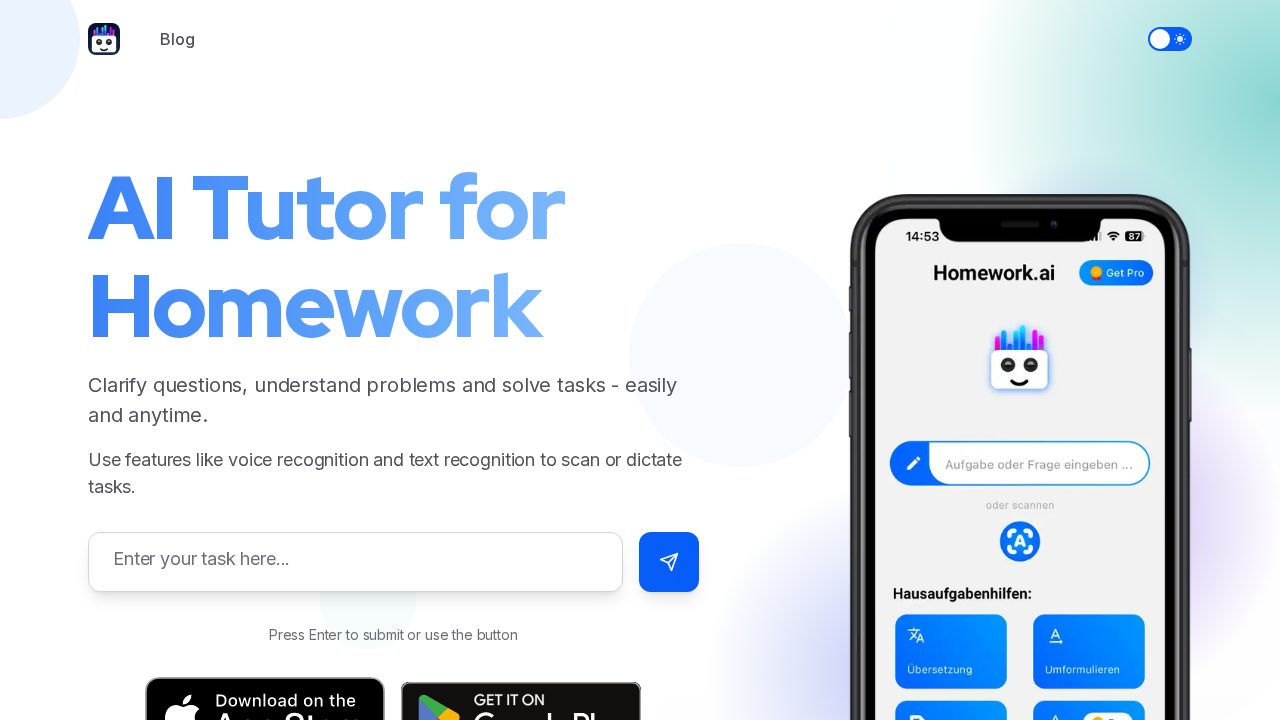 homework-ai.app screenshot