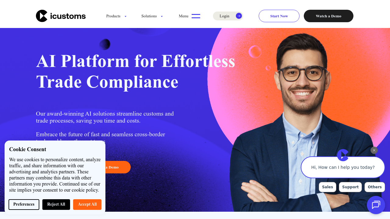 iCustoms.ai screenshot