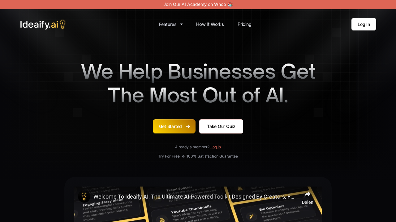 Ideaify.ai screenshot