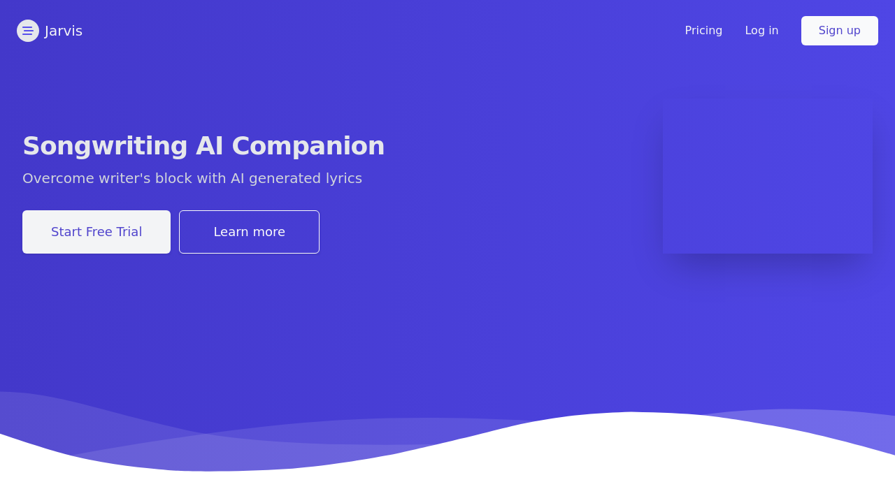 Jarvis Lyrics screenshot