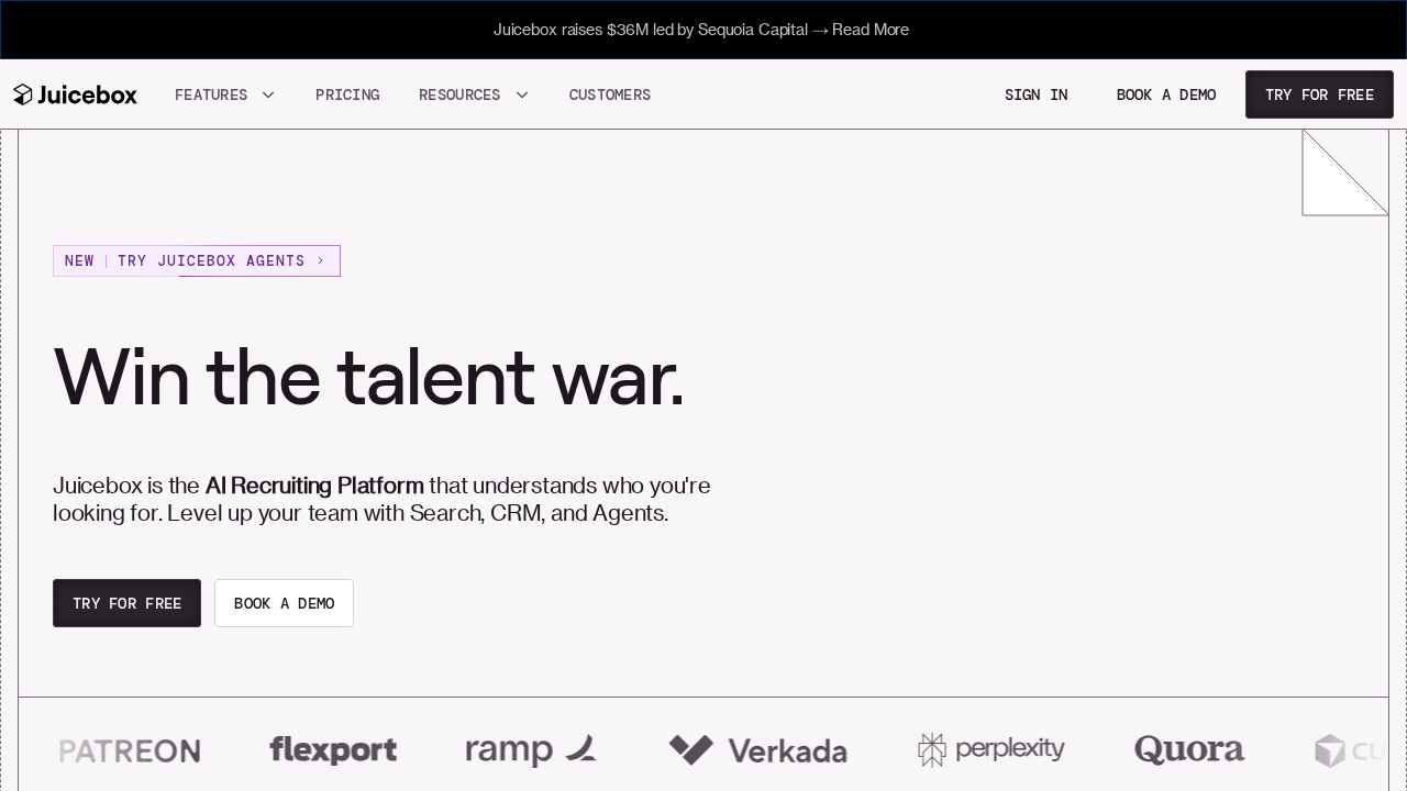 Juicebox.work screenshot