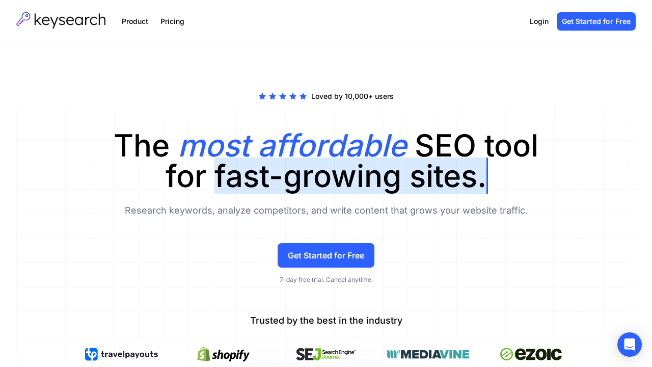KeySearch screenshot