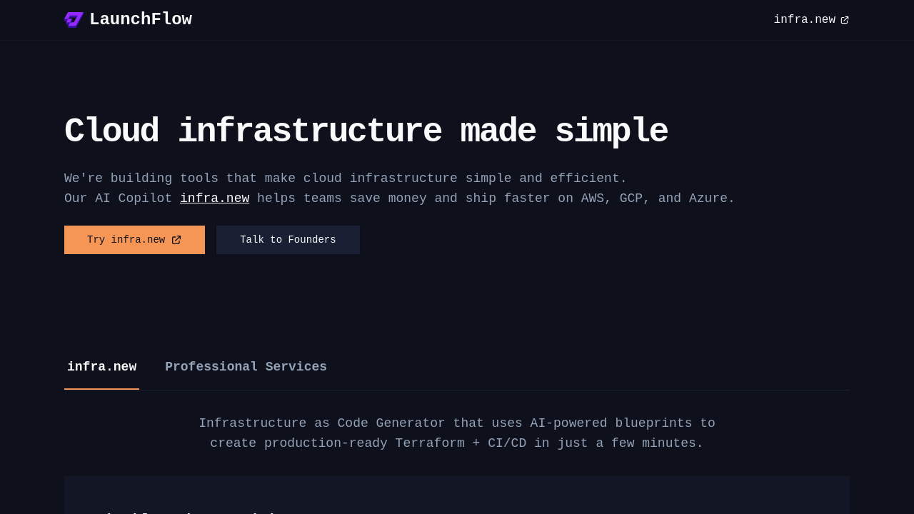 LaunchFlow screenshot