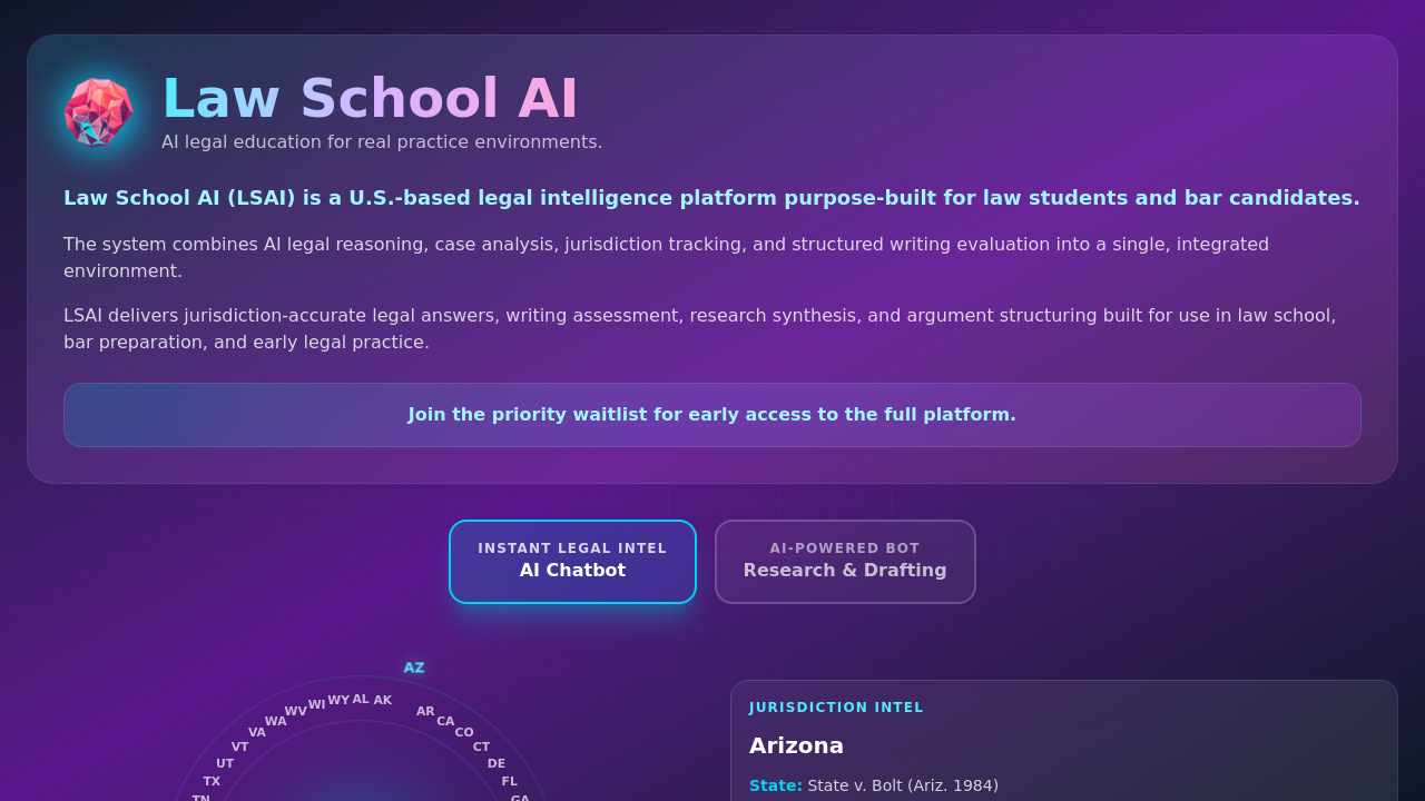 Law School AI screenshot