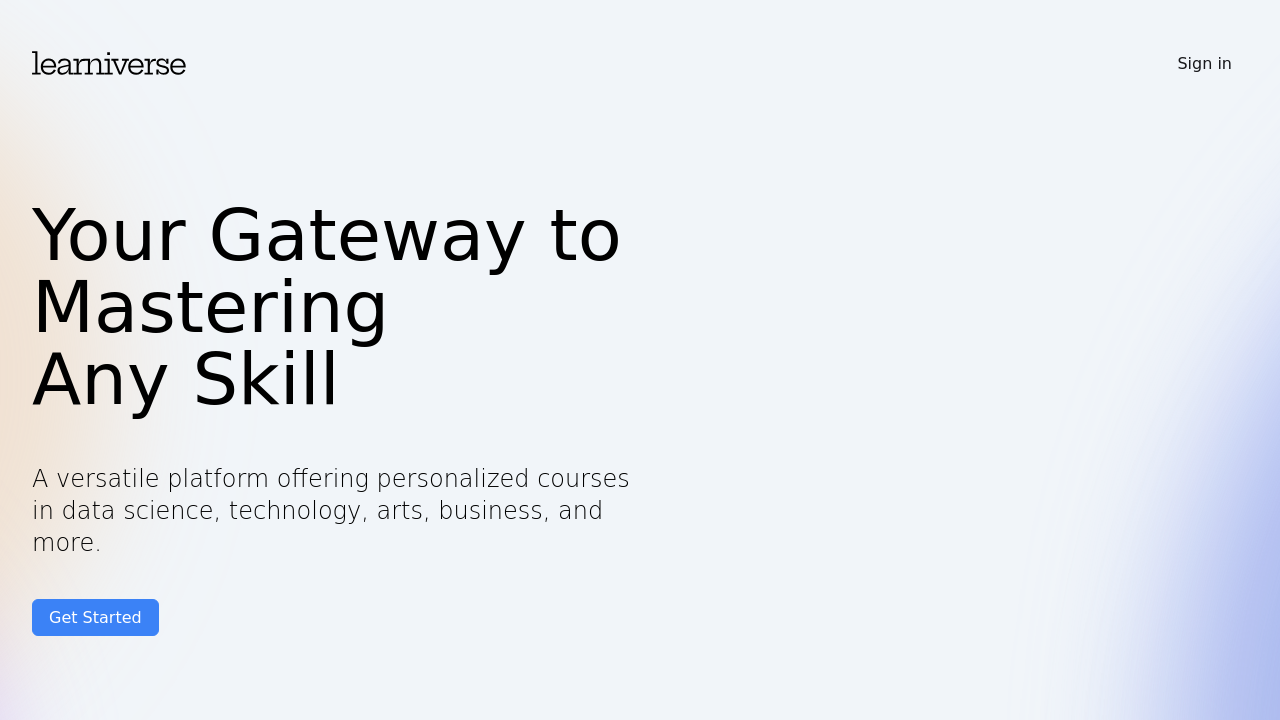 Learniverse screenshot